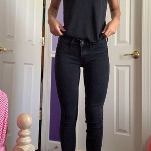 Black Low/Mid rise jeans